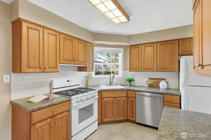 Kitchen with Plentiful Cabinetry