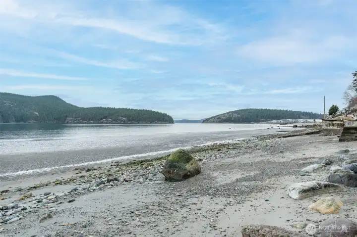 View of the beach towards Skyline/Washington Park.