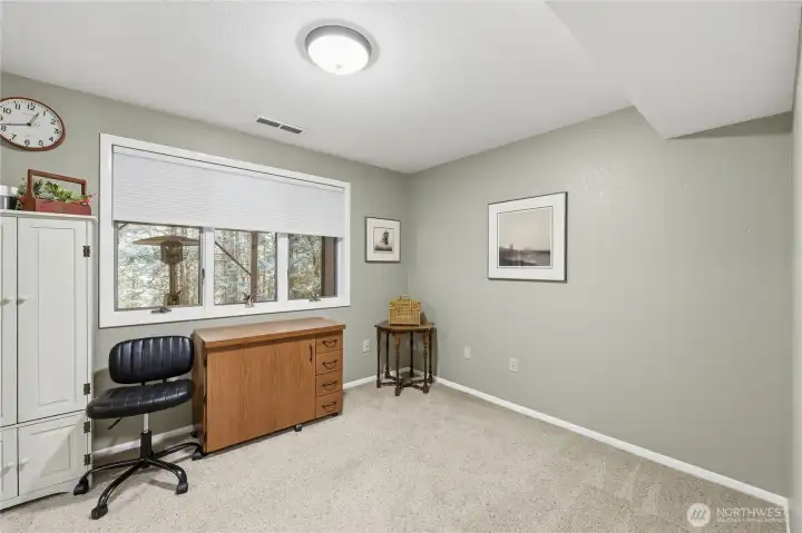 Downstairs you will find bedroom #3. Don't need a third bedroom? This could be your den/office space, craft room, library, or?