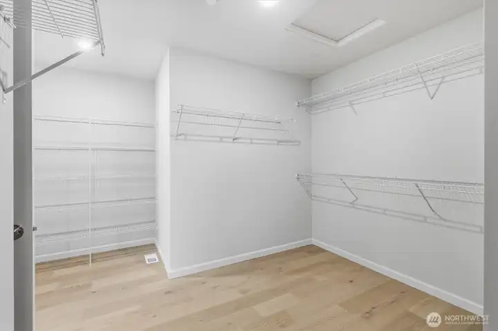 Large oversized walk in closet