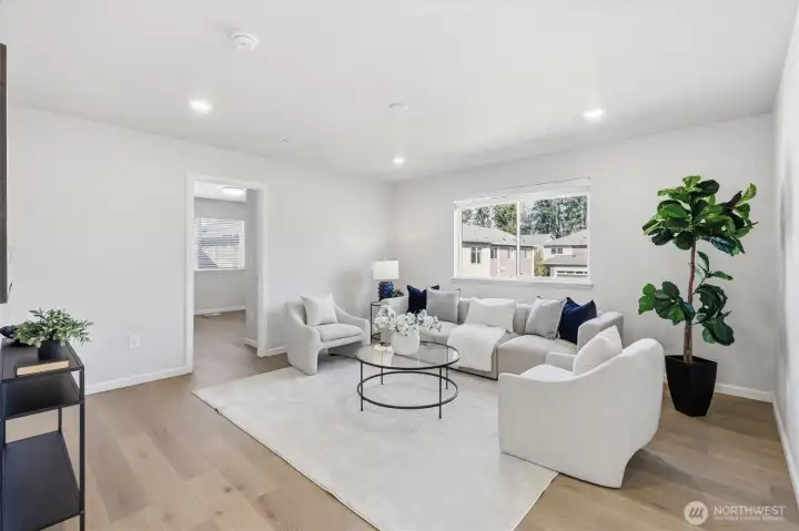 Spacious upstairs loft