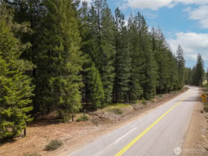 Property entrance on the left.