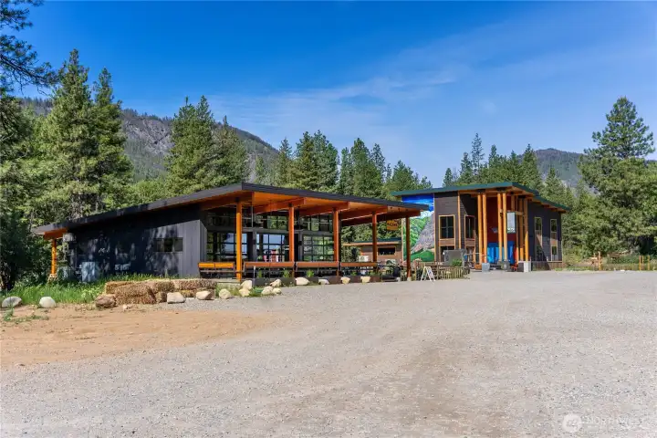 Just about 5 miles from the Mazama Public house!  A great place to hang with your community and get to know your neighbors!