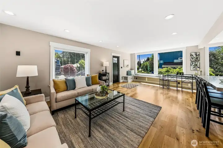 Beautiful floors and tons of natural light!