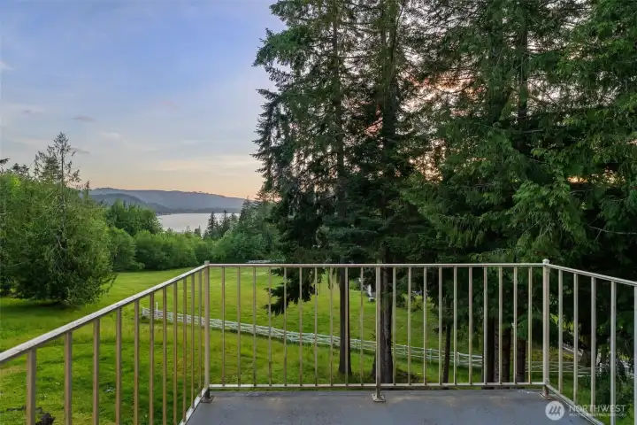 Deck off primary bedroom.