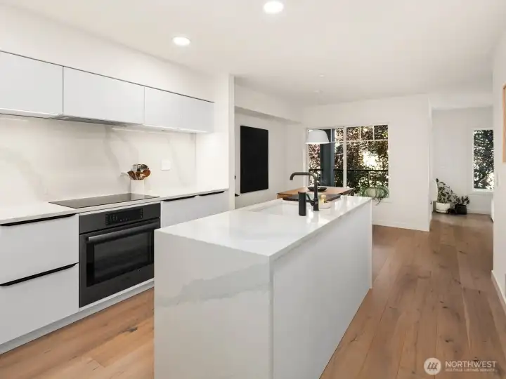Remodeled kitchen