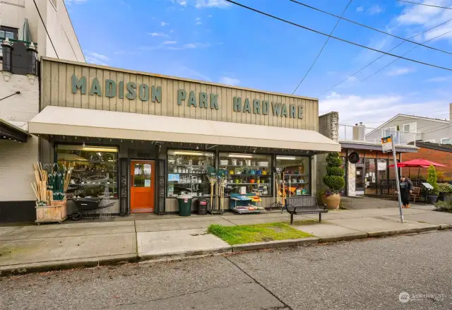 Hardware store in Madison Park. Next to it is a Thai restaurant!