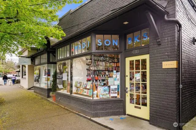 Book store in Madison Park.