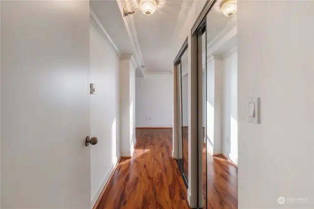 Entrance to first bedroom.