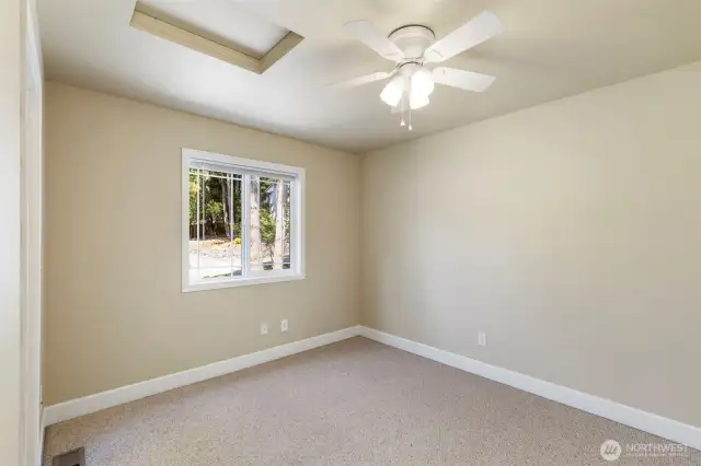 This versatile bedroom, guest room or home office for comfort and functionality.
