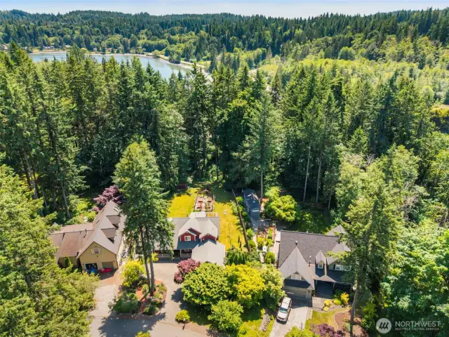 Surrounded by nature, this stunning Bainbridge Island property offers the perfect blend of privacy and community.