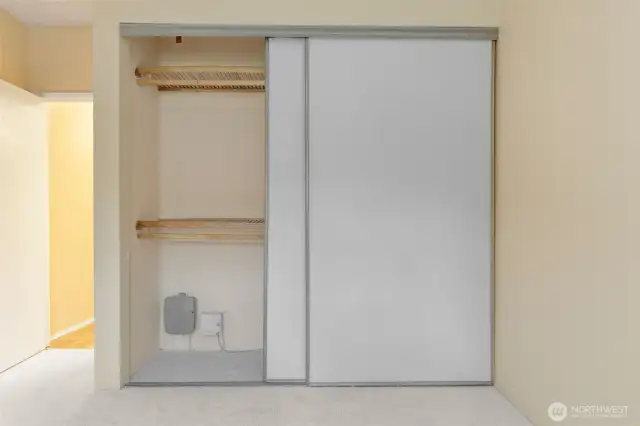 Large primary closet.