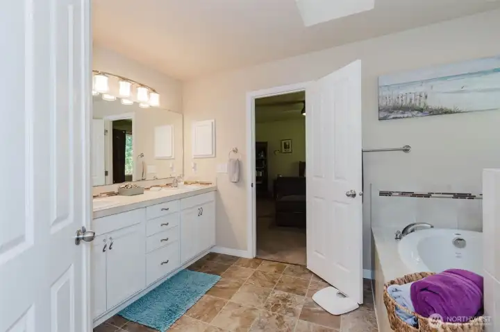 Primary Bathroom with Walkin Closet