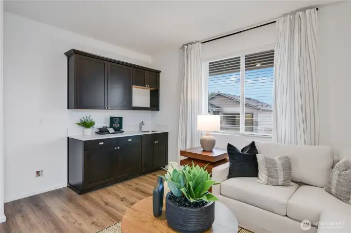 Ensuite Kitchenette and living room
