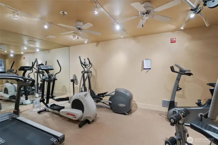 Enjoy the on-site gym and make use of the fabulous Alki Trail right outside your front door to keep in shape!