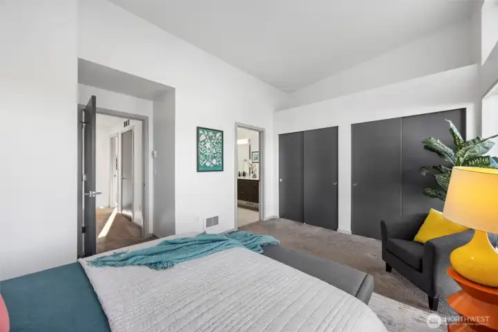 A spacious layout allows room to relax, work, or unwind at the end of the day.