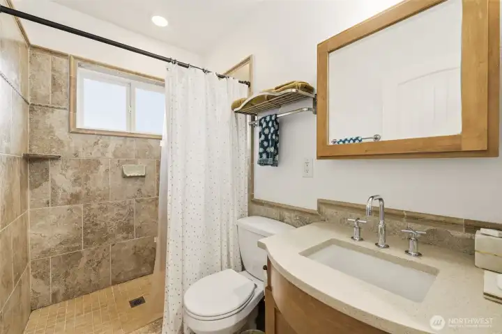 3/4 guest bathroom