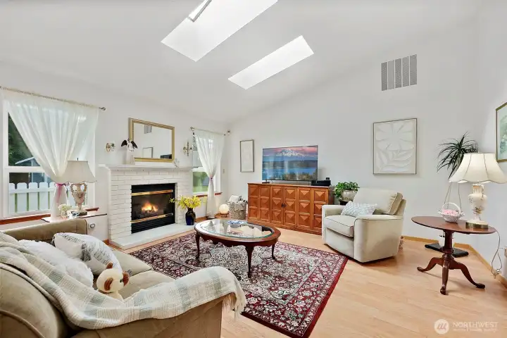 Skylights adds natural lighting