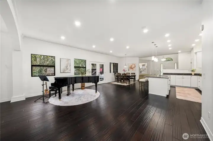 A welcoming family gathering area