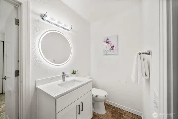 2nd powder room next to office