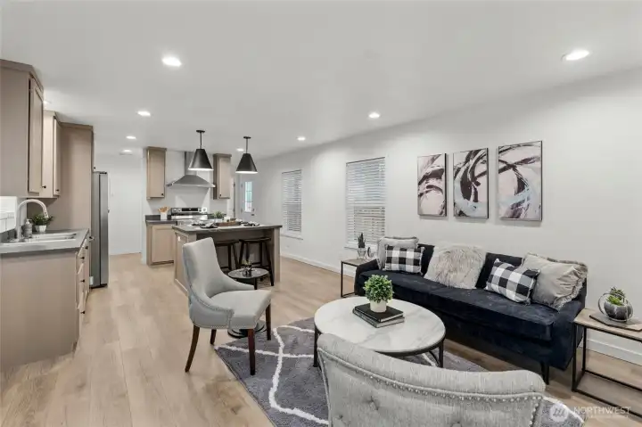 LIVING/DINING/KITCHEN