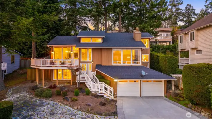 Tucked away in a private cul-de-sac