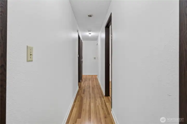 Hallway  Beautiful LVP floor