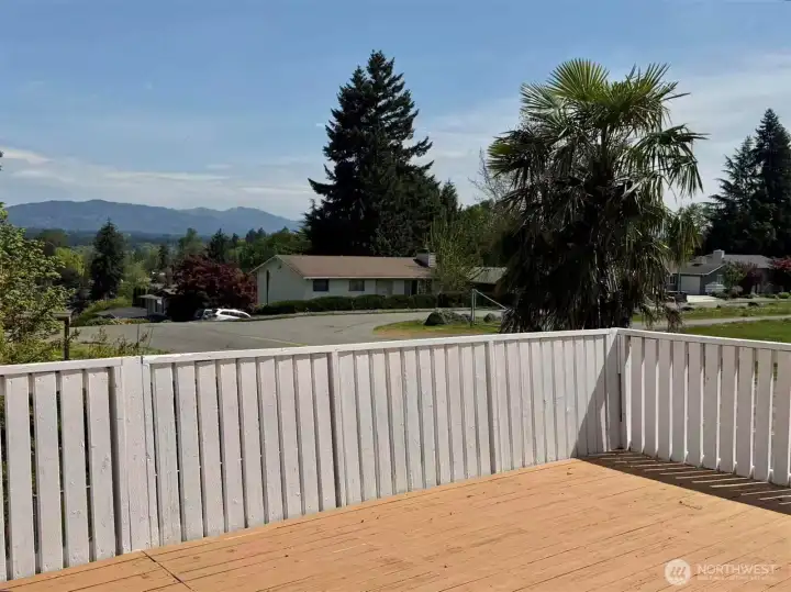 Outside deck view