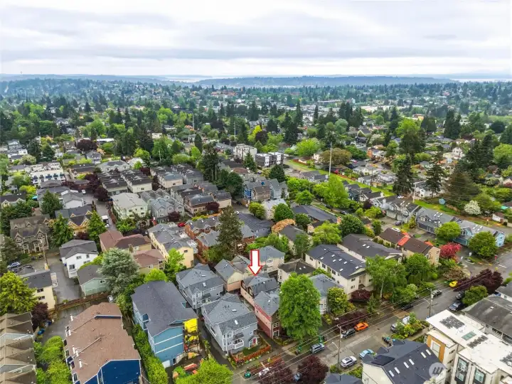 Quiet location and tucked back behind other units, create a private and tranquil setting