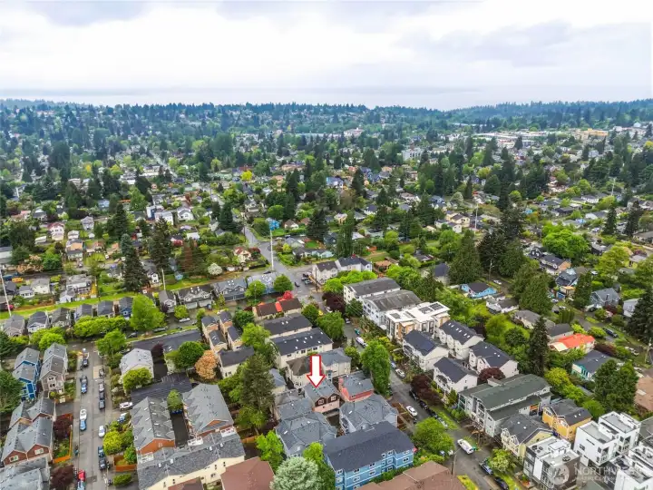 Conveniently tucked back in its own private setting, this location does not face the street