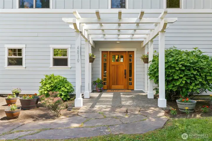 Beautiful front door.