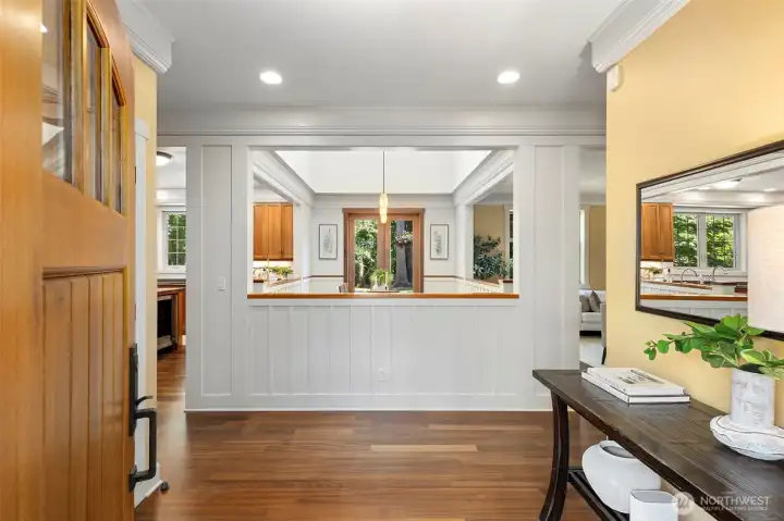Stunning wood floors.