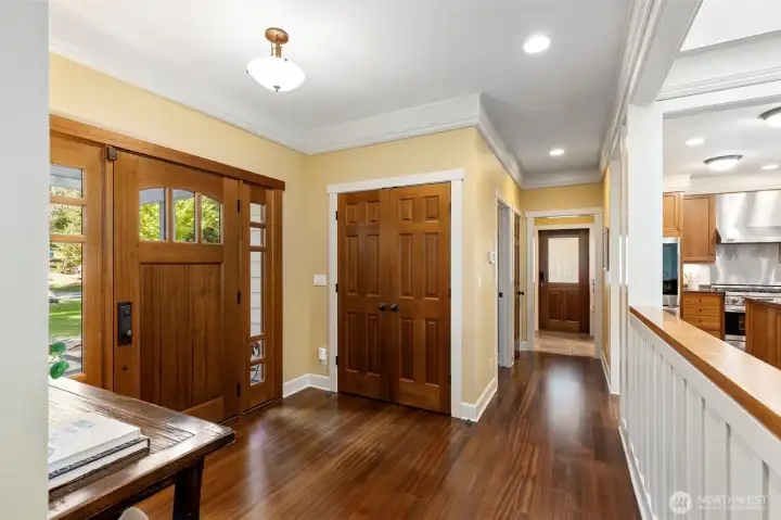 Beautiful wood throughout.