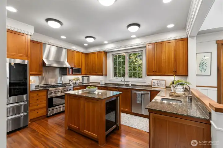 Dream kitchen beverage bar.