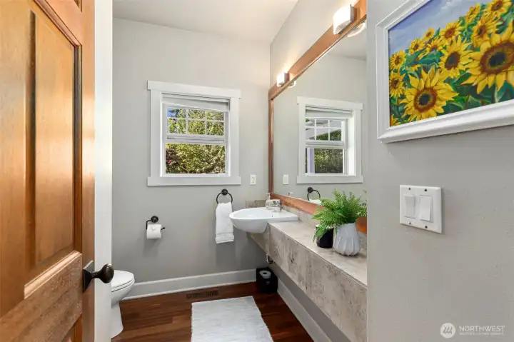 Main floor bathroom.