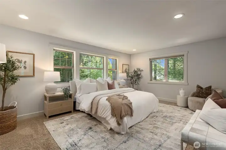 Primary ...full of light! Bedroom #1!
