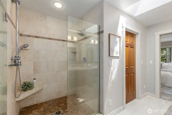 Primary bathroom.