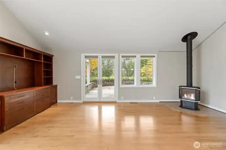 Family room off of the kitchen.