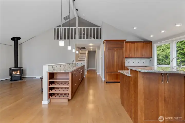 Kitchen viewing towards family room