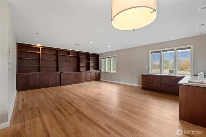 Office and or media room