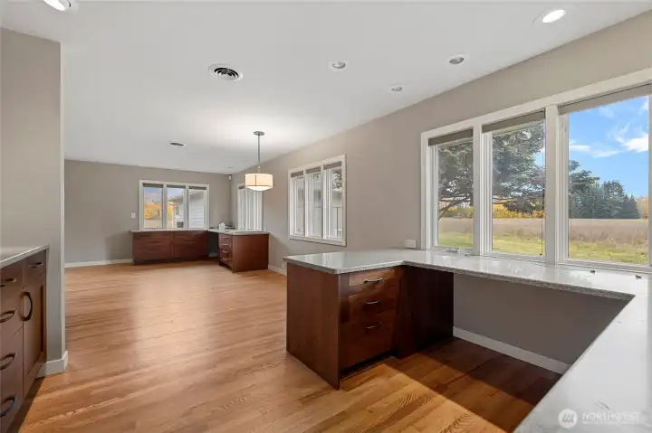 Office and or media room with desks