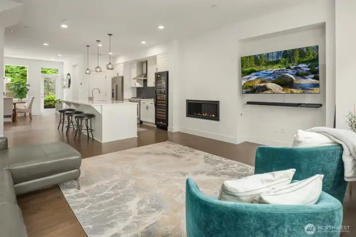 What a lovely space to curl up in front of the fire. What a lovely space to curl up in front of the fire.