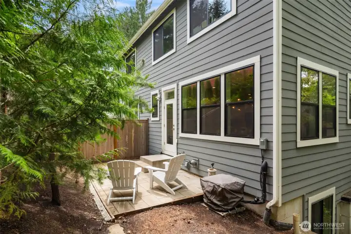 With nature surrounding the side and back of the home creating a sense of privacy. With nature surrounding the side and back of the home creating a sense of privacy.