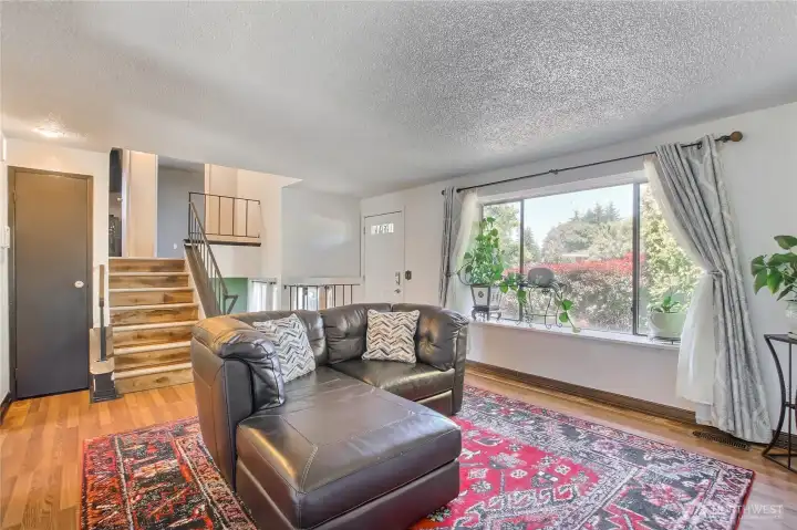 Bright living room space.