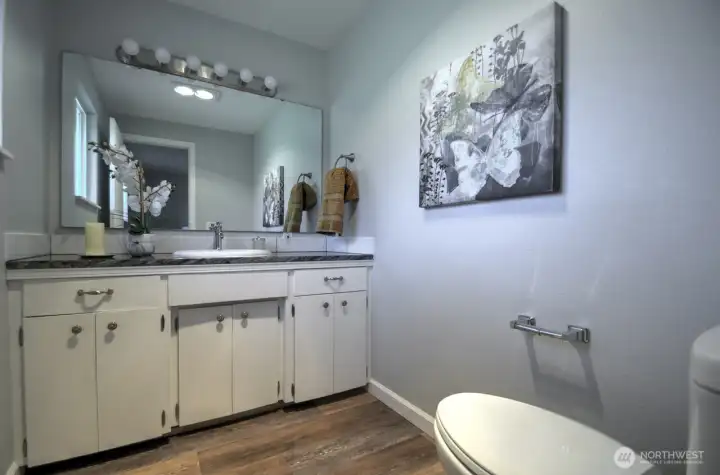 Primary half bath Primary half bath