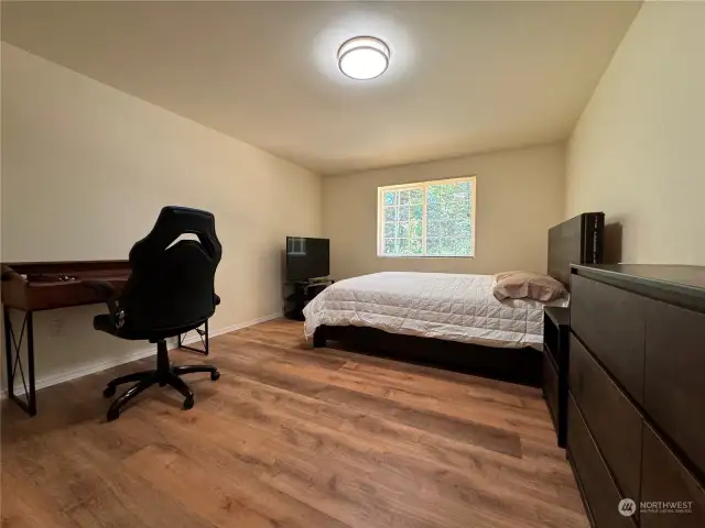 Bedroom #1, admire these lovely floors.