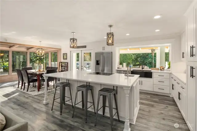 Remodeled kitchen