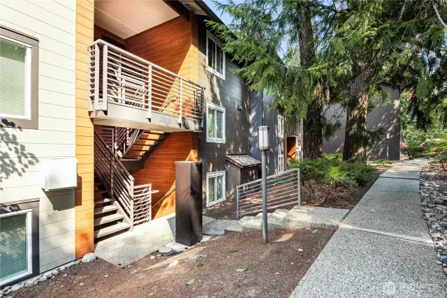 The condo includes TWO reserved parking spaces, and the mailbox is located directly in front of the condo for added convenience.