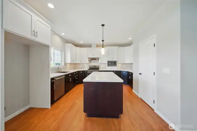 Spacious kitchen