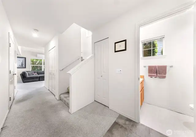 Main level guest bathroom